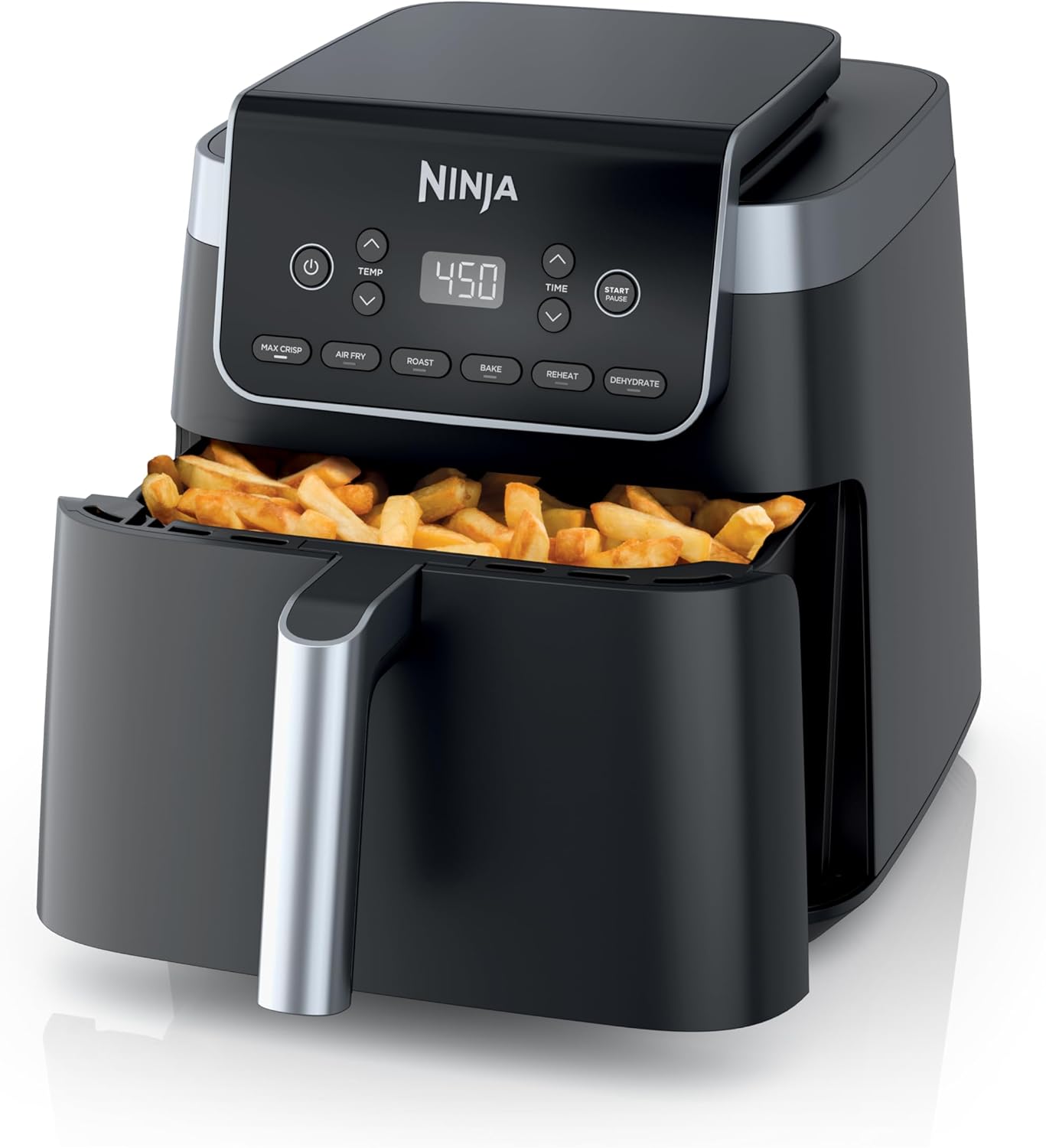 Ninja Air Fryer Pro XL 6.5 Quart – Black Kitchen Appliance for Healthy Cooking
